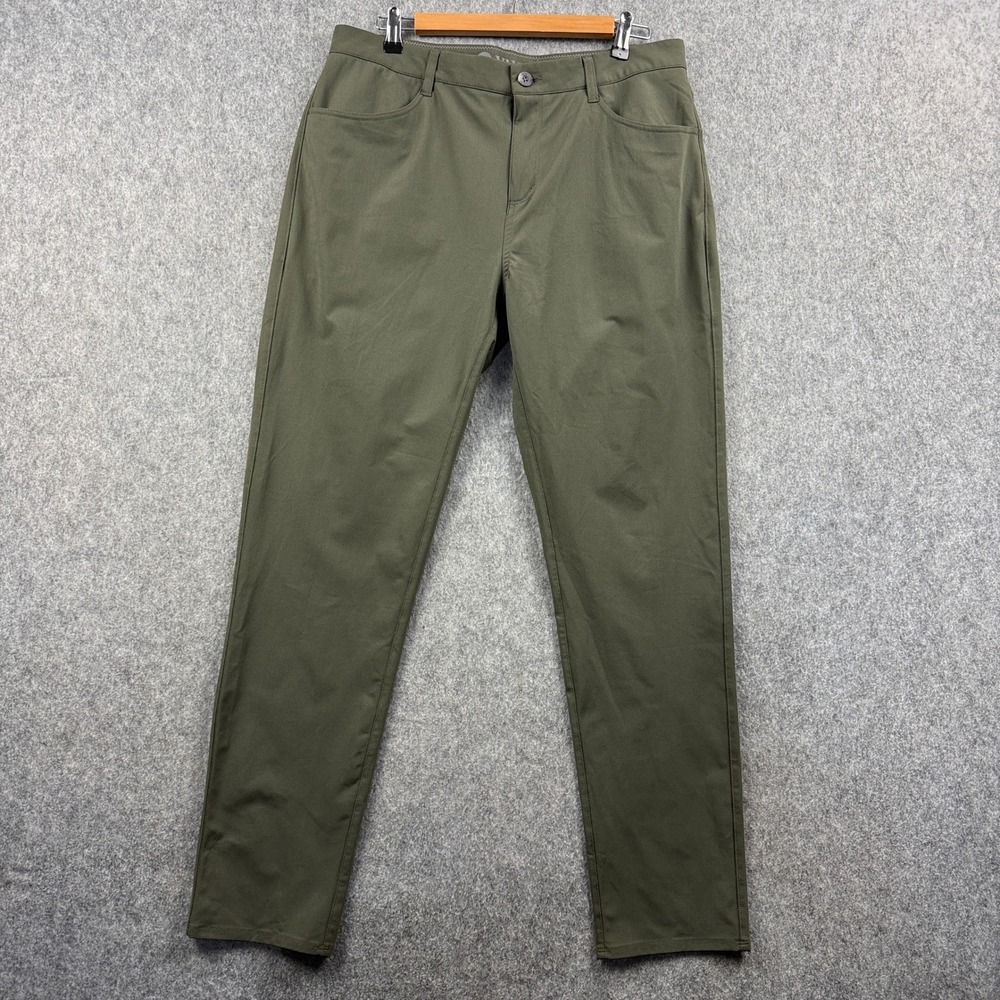 Vuori Meta Pants V430 Athletic Slim Straight Stretch Performance Men 34x30